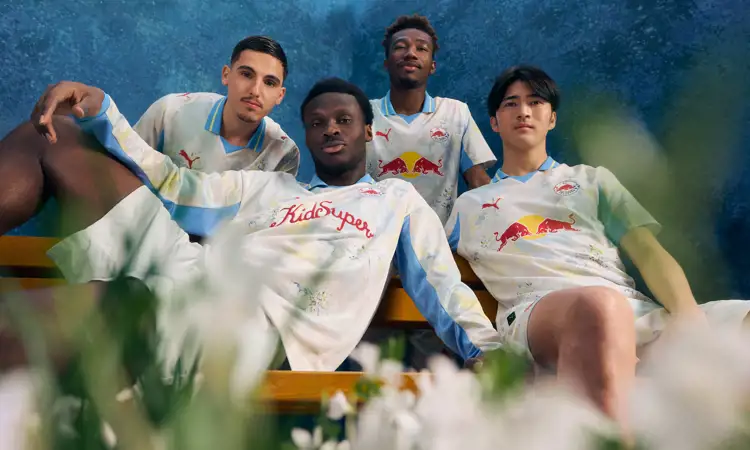 Red Bull Salzburg WK 2025 voetbalshirts geïnspireerd door Edelweiss!