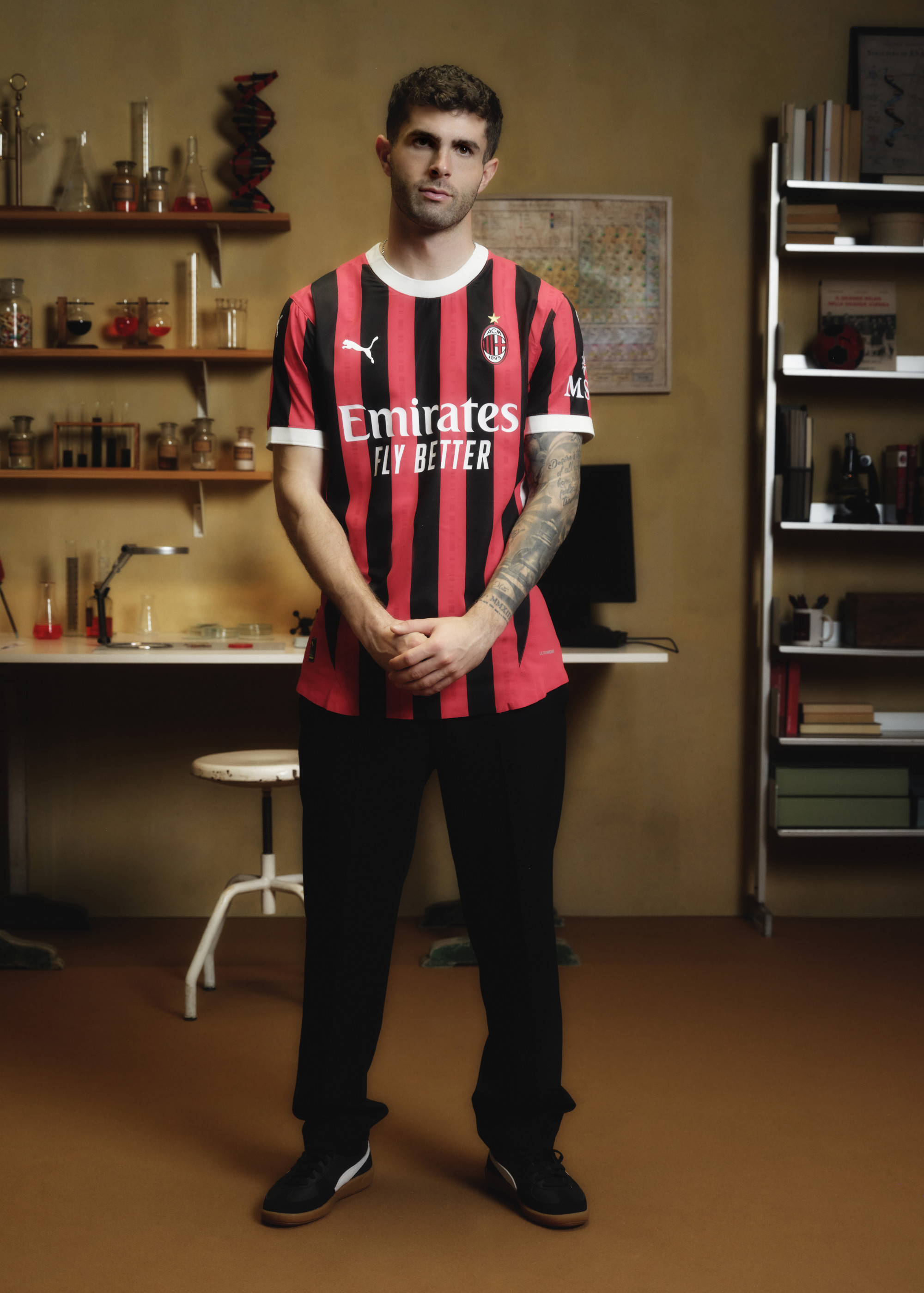 AC Milan thuisshirt 2024-2025 ode aan 125 jarig jubileum