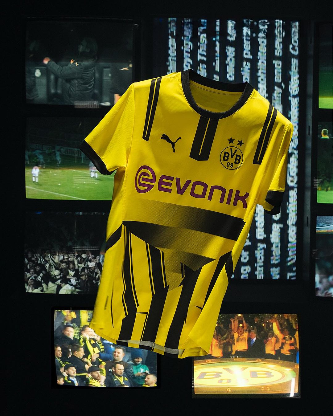 Borussia Dortmund cup voetbalshirt 2024-2025 heeft mashup design