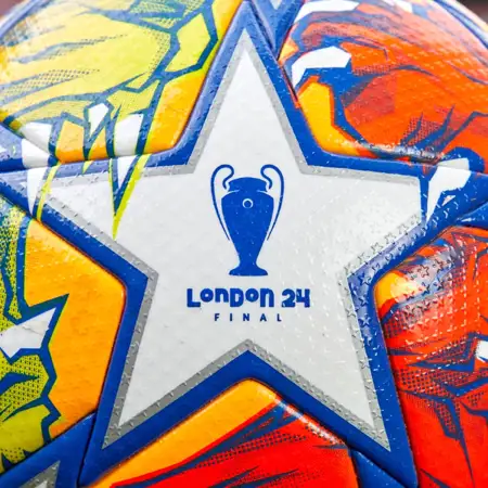 adidas Champions League 2024 finale wedstrijdbal weerspiegelt leeuwengevecht!