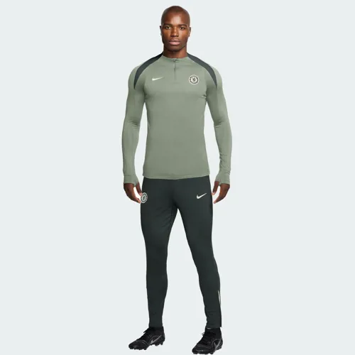 Chelsea 1/4 zip trainingspak 2025-2026 - Grijsgroen/Donkergroen