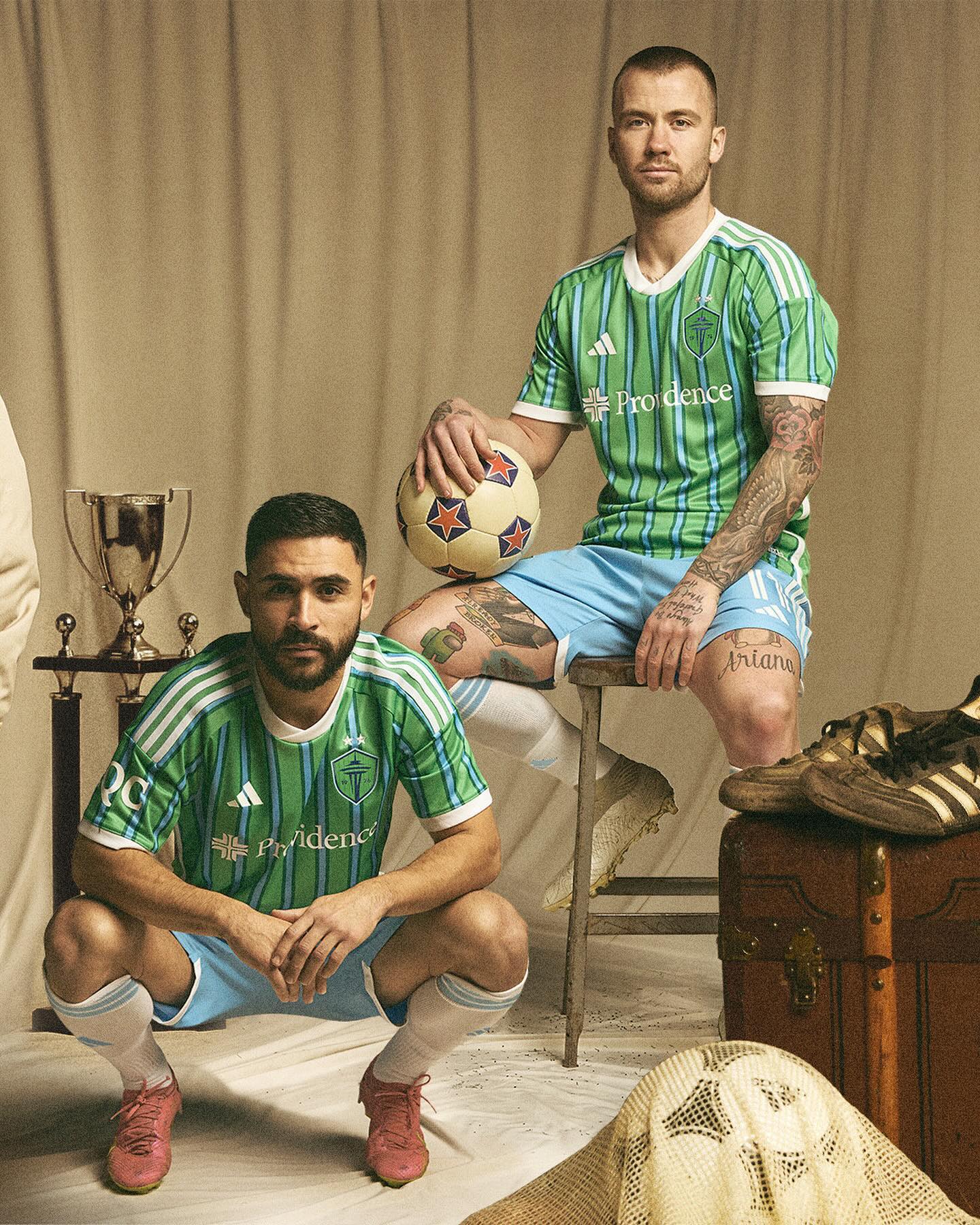 Seattle Sounders thuisshirt 2024-2025 ode aan 50 jarig bestaan