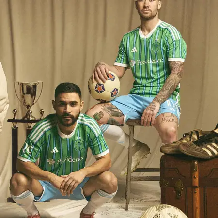 Seattle Sounders thuisshirt 2024-2025 ode aan 50 jarig bestaan