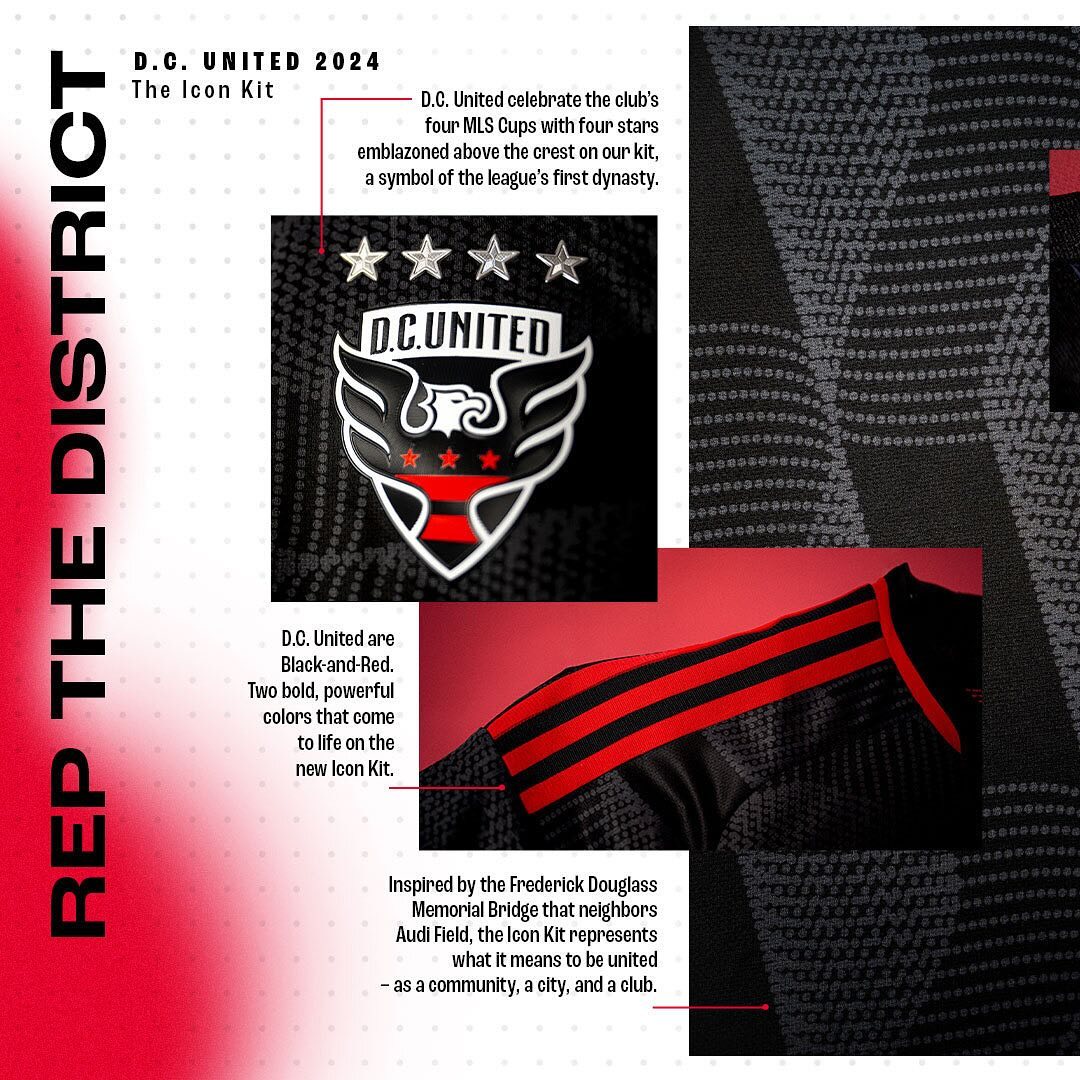 DC United thuisshirt 2024-2025 ode aan iconische brug