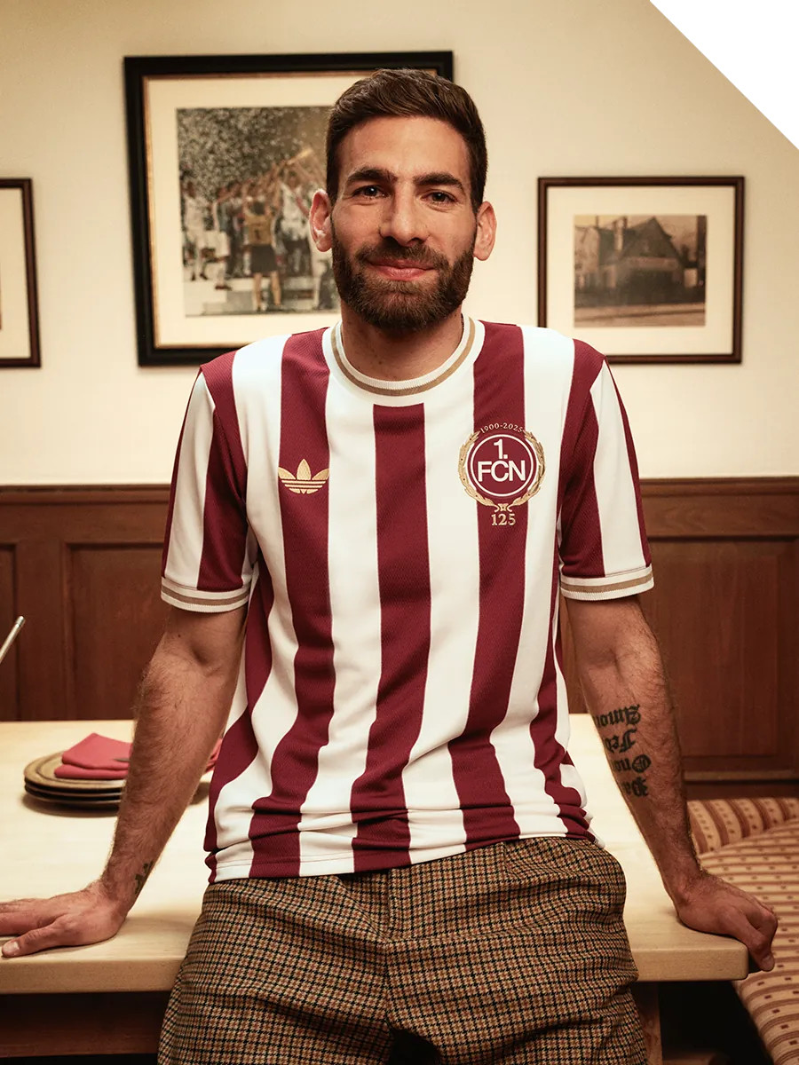 FC Nürnberg en adidas lanceren voetbalshirt ter ere 125 jarig bestaan