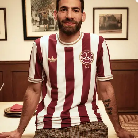 FC Nürnberg en adidas lanceren voetbalshirt ter ere 125 jarig bestaan