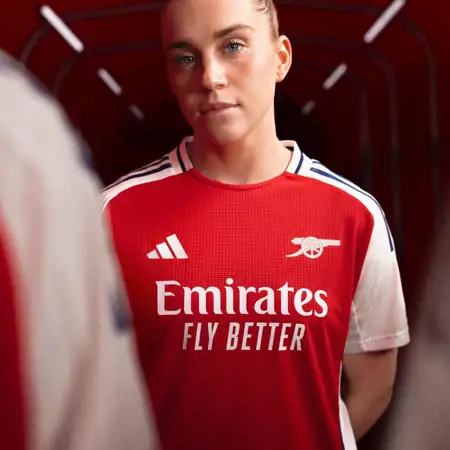 Arsenal thuisshirt 2024-2025 geïnspireerd door voetbalshirts eind jaren '80!