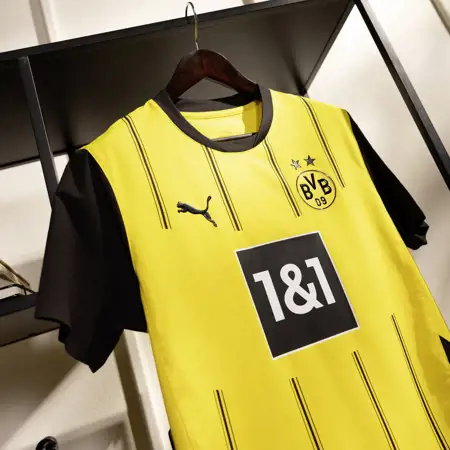 Borussia Dortmund thuisshirt 2024-2025 geïnspireerd door voetbalshirt 1996-1997