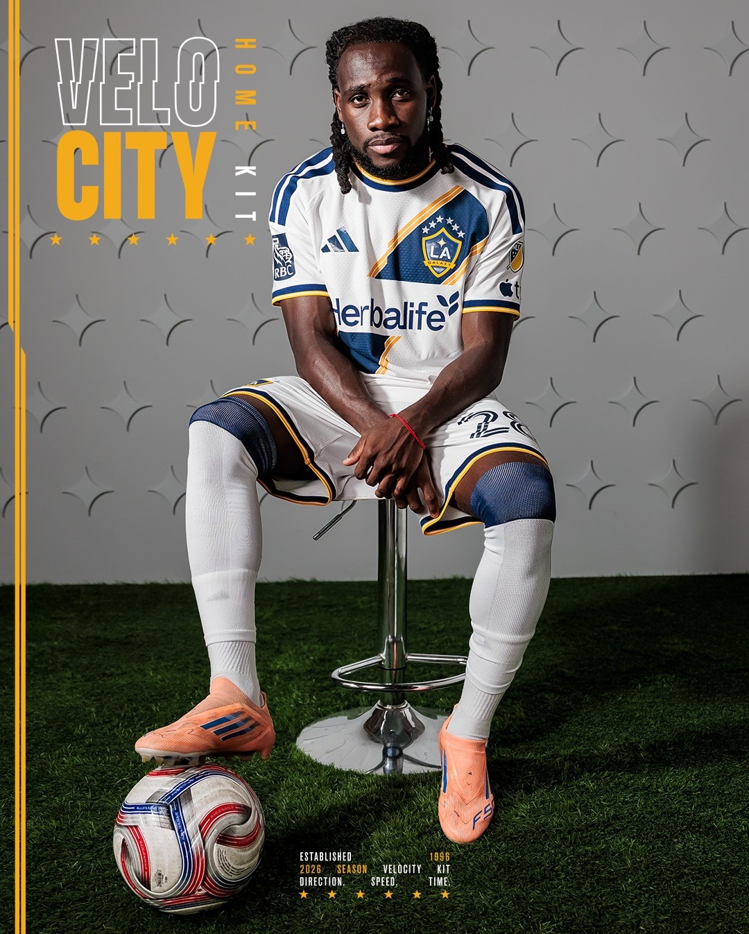 LA Galaxy thuisshirt 2026-2027 is pure snelheid