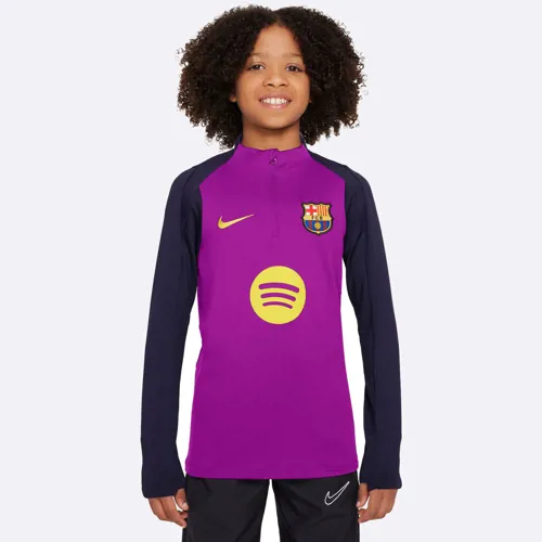 FC Barcelona training sweater kinderen 2025-2026 - Paars/Donkerpaars