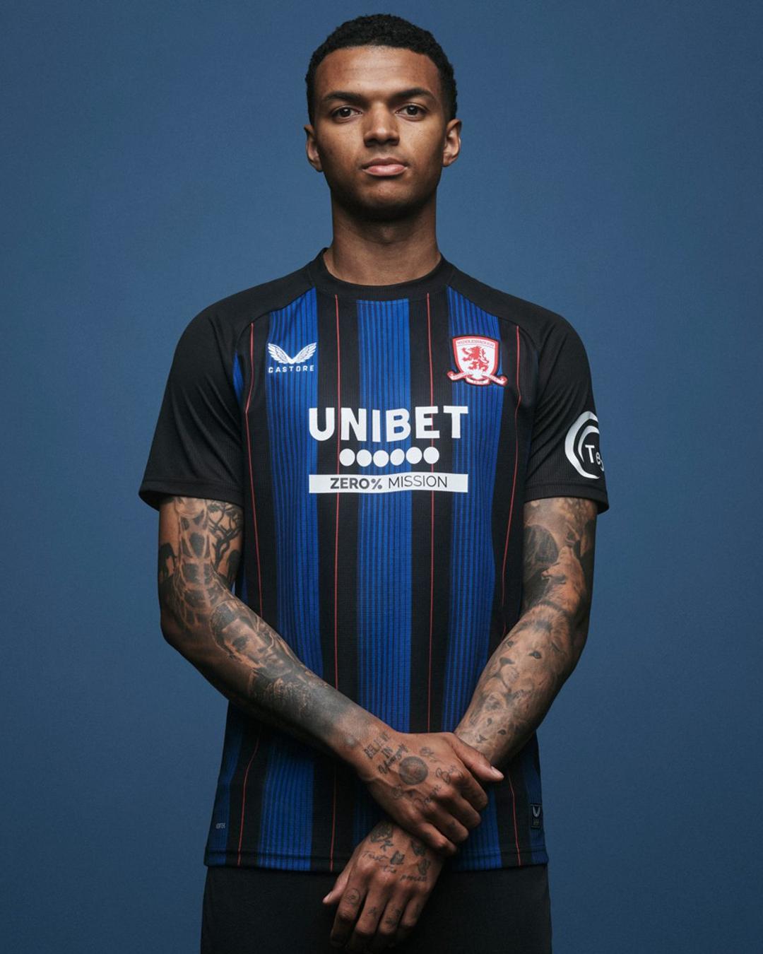 Dit zijn de Middlesbrough FC voetbalshirts 2025-2026