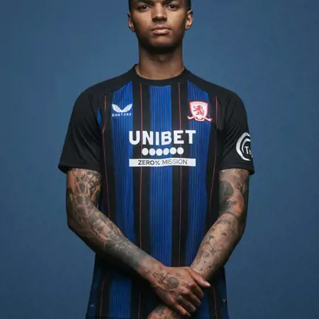 Dit zijn de Middlesbrough FC voetbalshirts 2025-2026