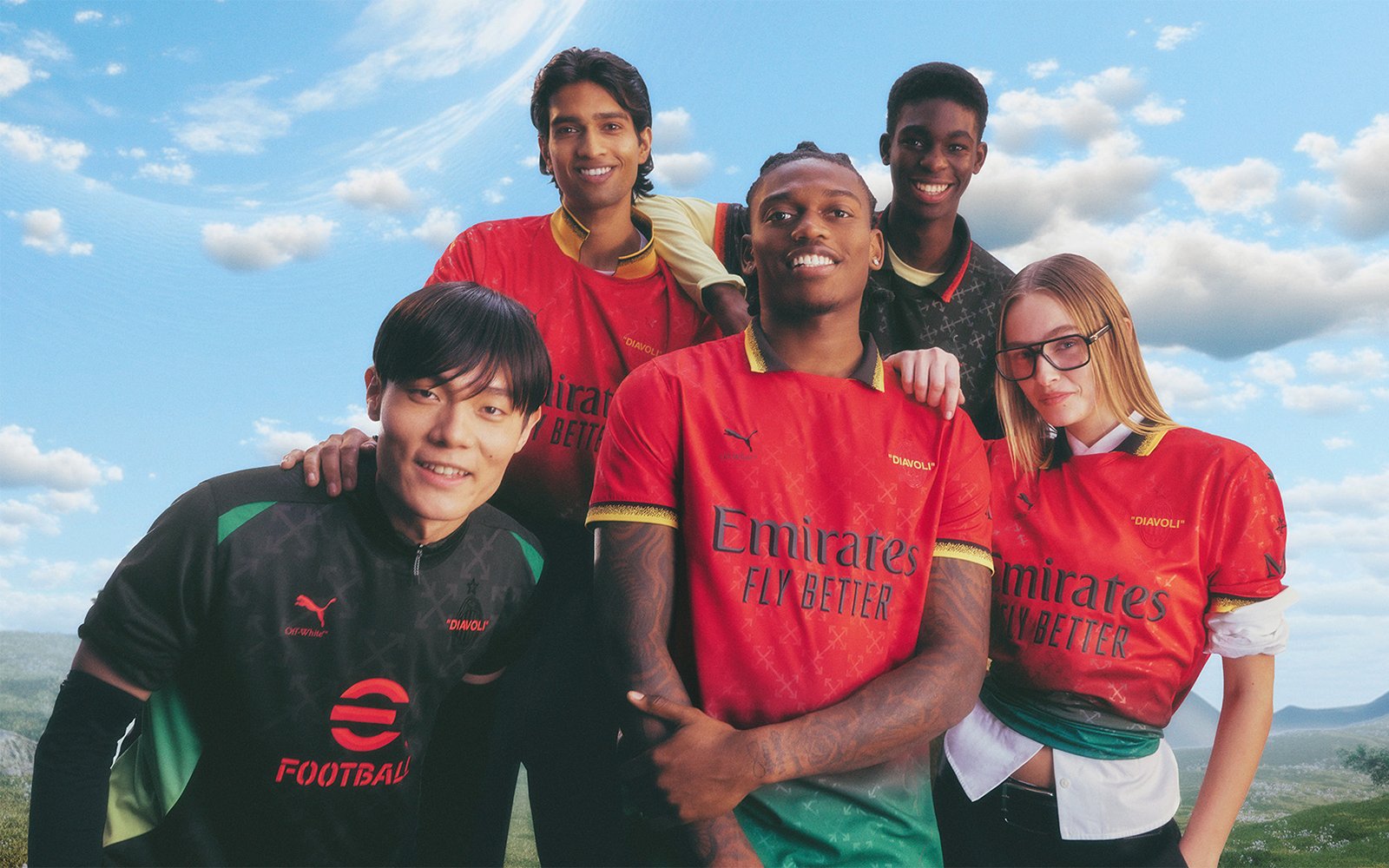 Ac Milan 4E Shirt Off White