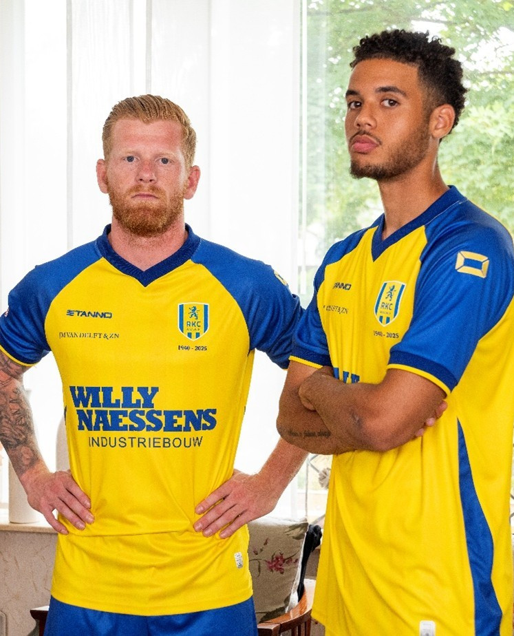 Dit zijn de RKC Waalwijk voetbalshirts 2025-2026