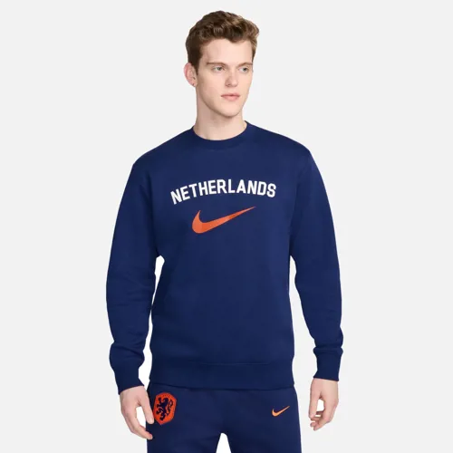 Nederlands Elftal Club Crew sweater 2024-2025 - Blauw