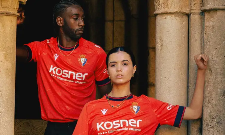 Dit zijn de CA Osasuna voetbalshirts 2024-2025 van Macron