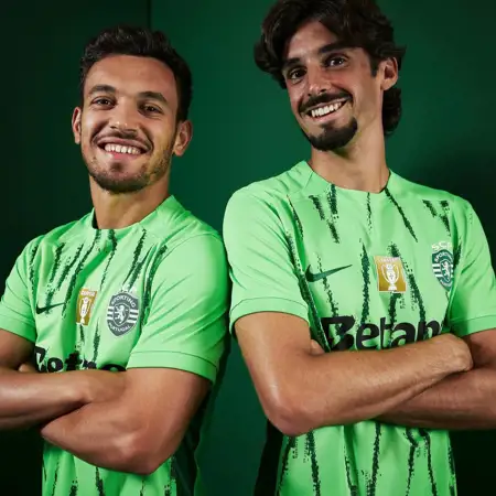 Sporting Lissabon voetbalshirt 2024-2025 eerbetoon aan Stromp en Europa Cup II