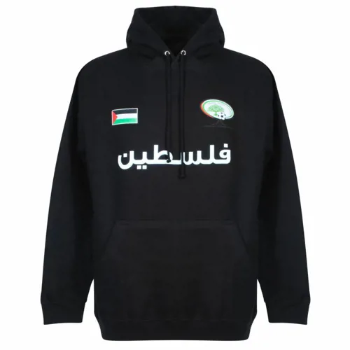Palestina Team Hoodie - Zwart 