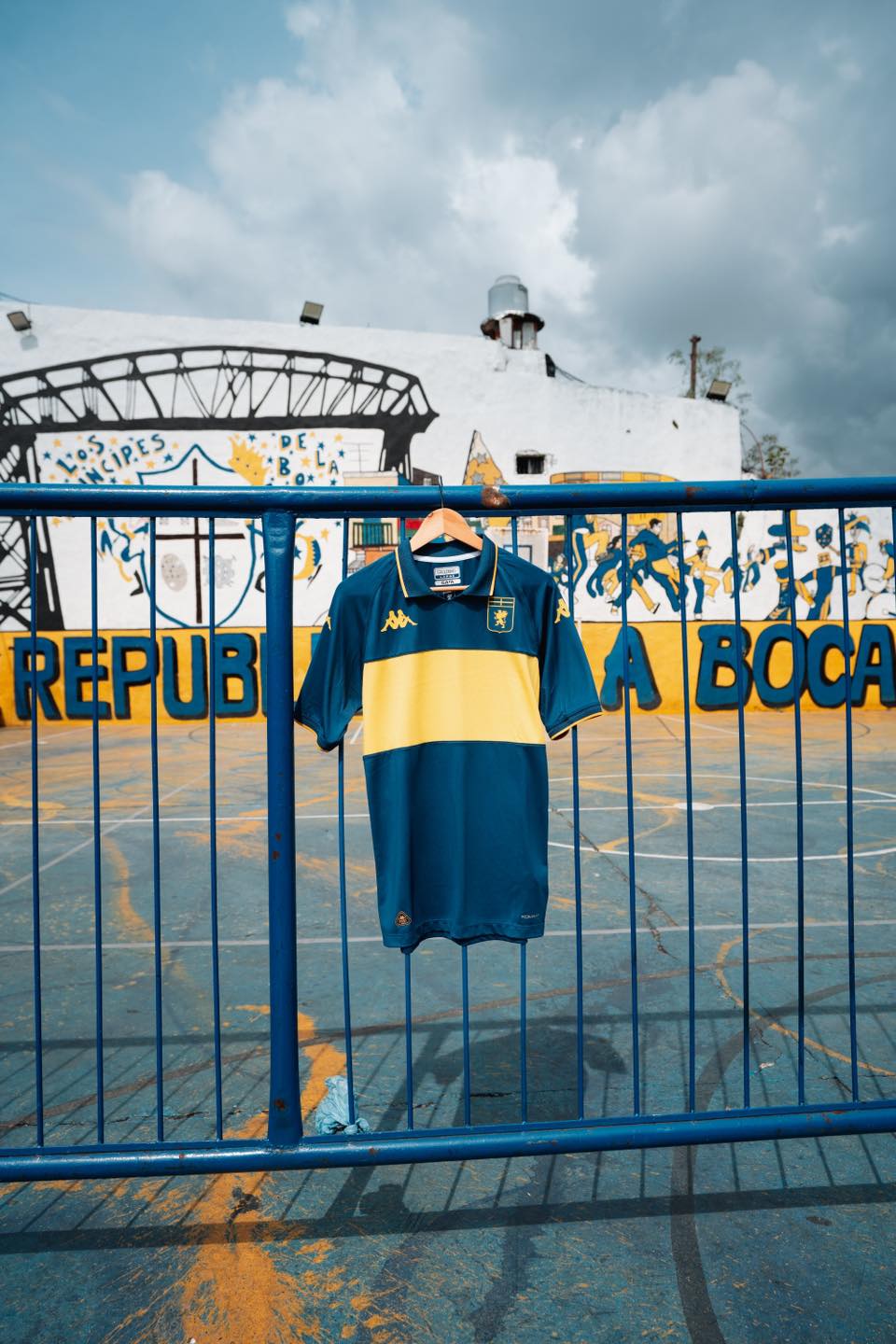 Genoa CFC 4e voetbalshirt 2025 geïnspireerd door voetbalshirt Boca Juniors