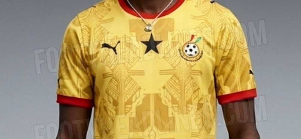 Ghana Uitshirt 2026 2027 Gelekt B