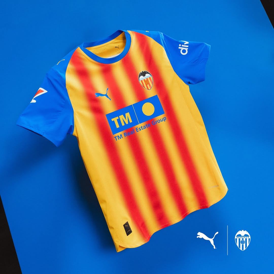 Valencia CF voetbalshirts 2025-2026 ode aan de stad, clubkleuren en Senyera