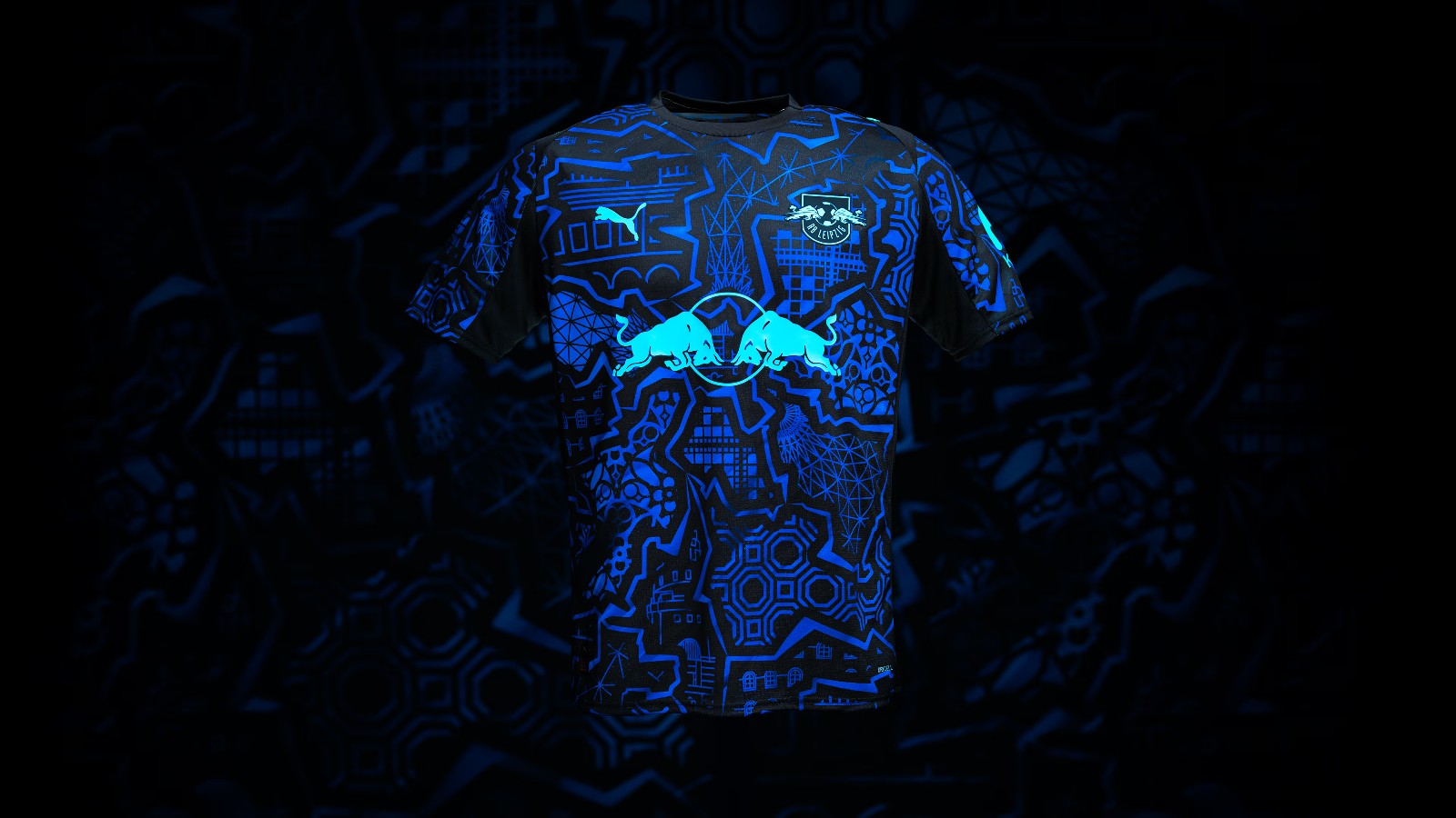 RB Leipzig en PUMA lanceren Glow in the Dark voetbalshirt