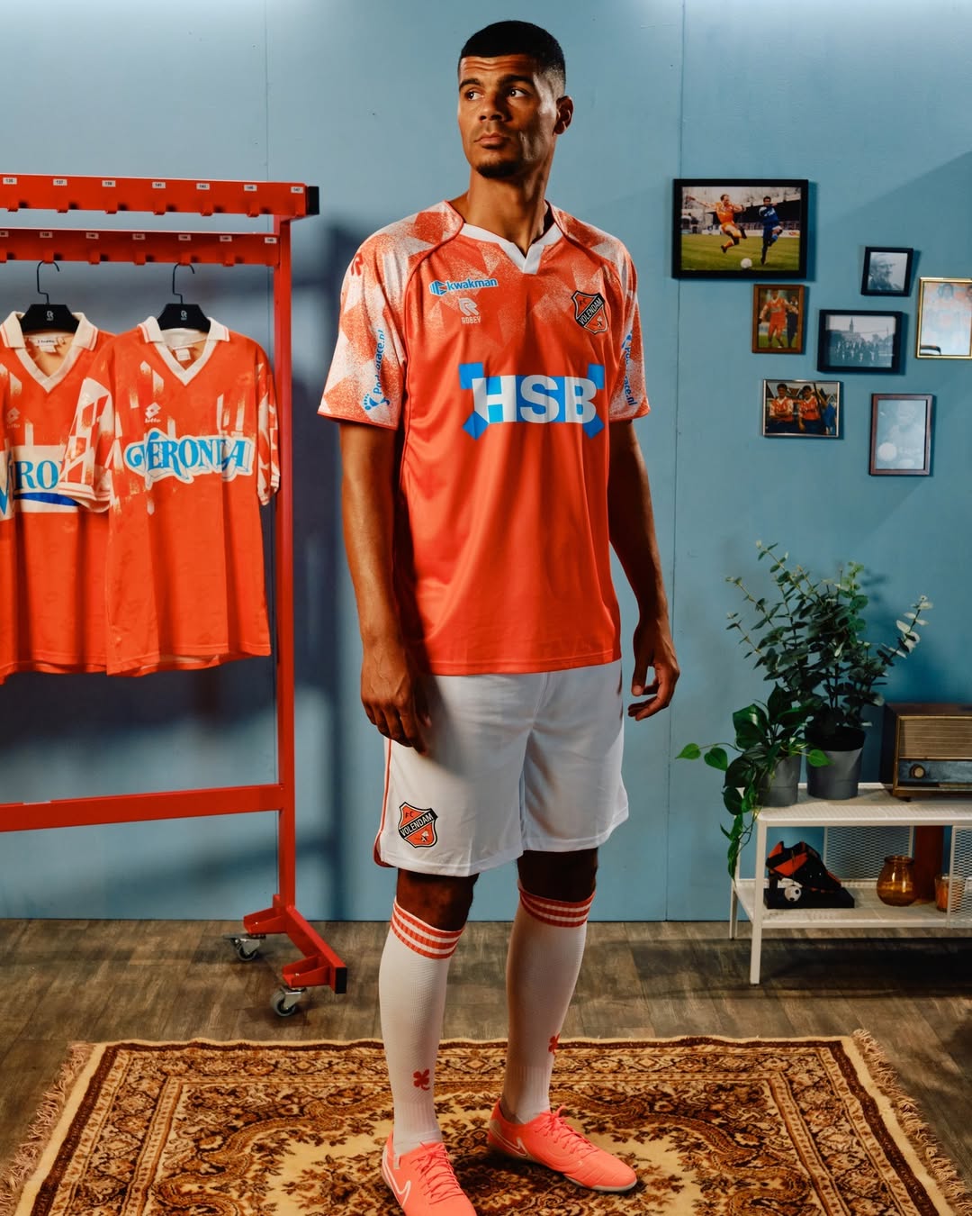 FC Volendam voetbalshirts 2025-2026 geïnspireerd door retro shirt, de bouw en Kermis