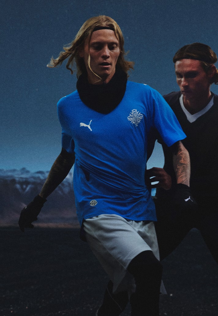 Ijsland thuisshirt 2026-2027 eert natuur