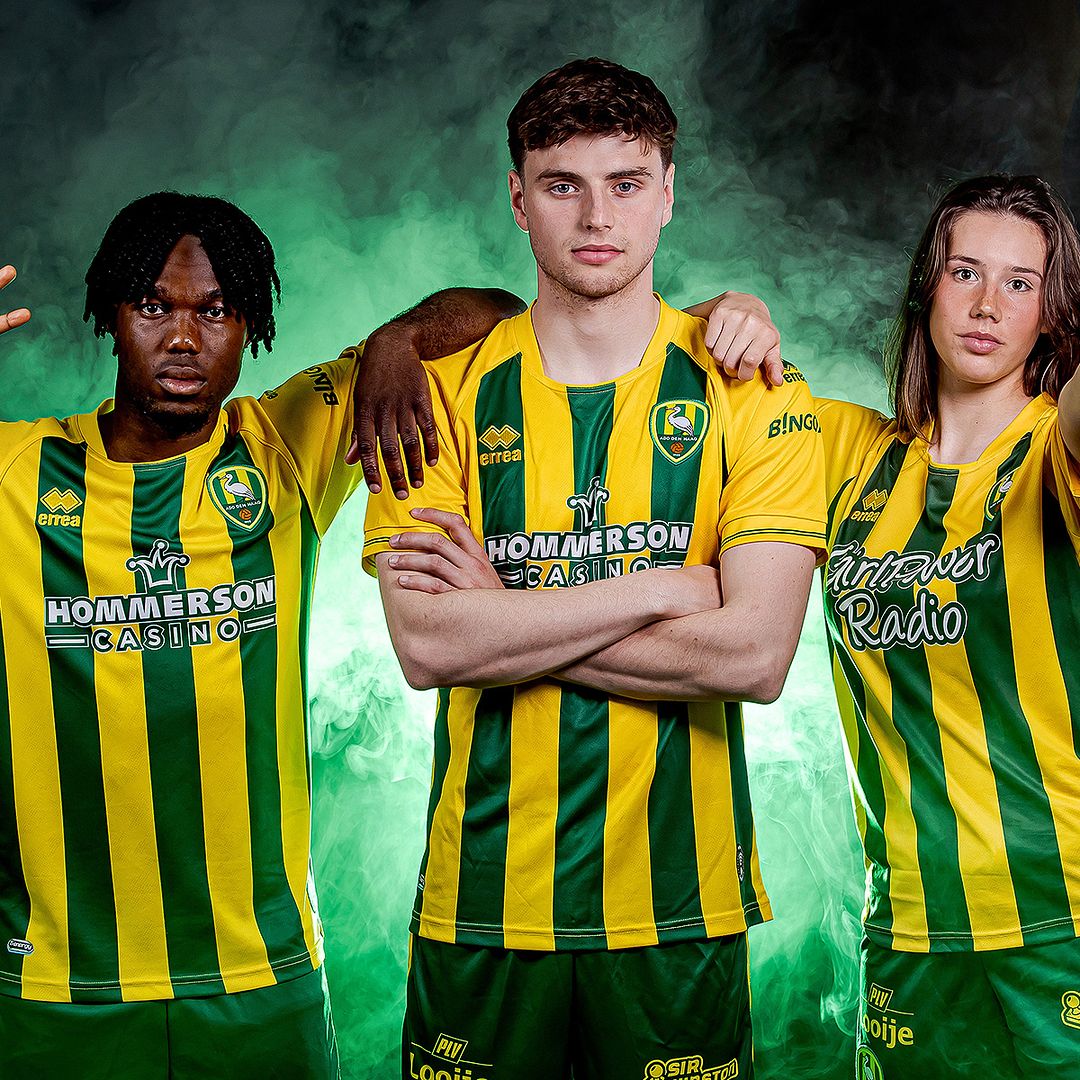 ADO Den Haag thuisshirt 2024-2025 weer gestreept! 