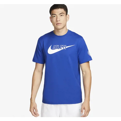 Atletico Madrid T-Shirt 2023-2024-  Blauw/Wit