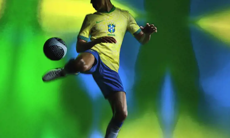 Brazilië Copa América 2024 thuisshirt viert heritage