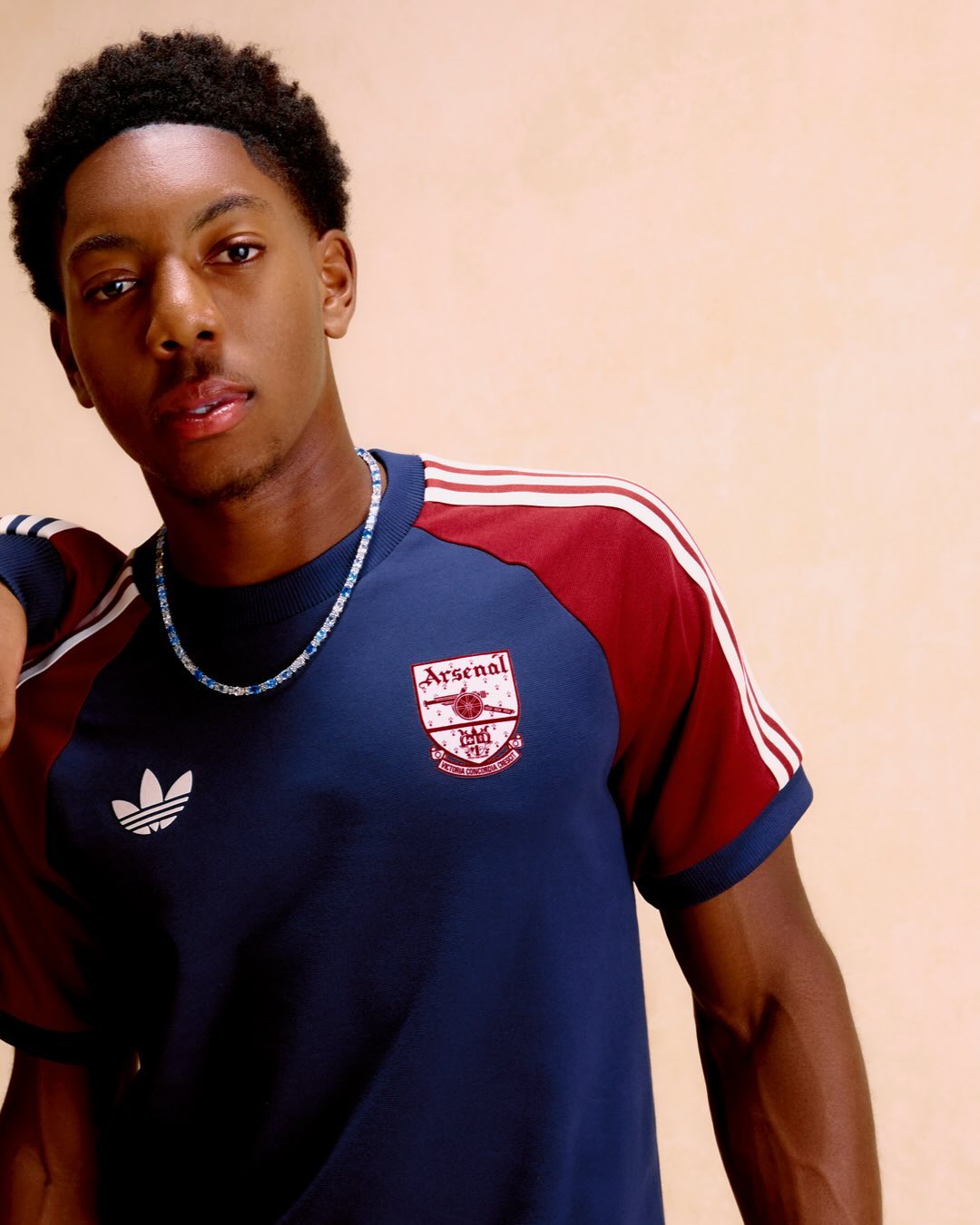 adidas Originals Arsenal collectie geïnspireerd door adiColor template met jaren '90 vibes