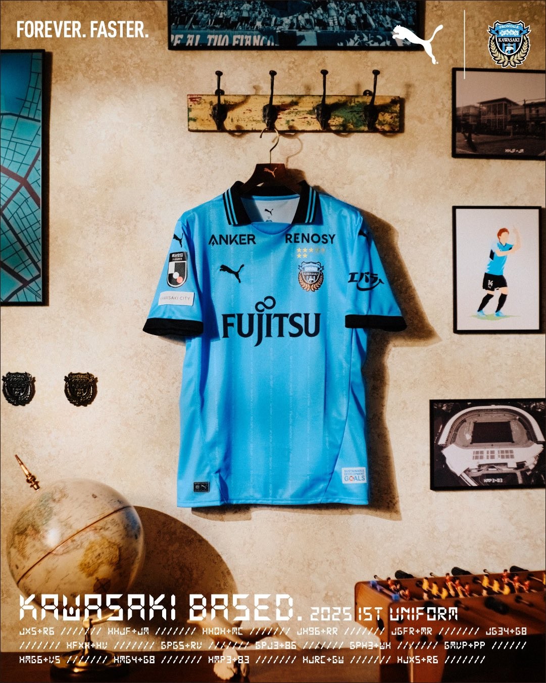 Dit zijn de Kawasaki Frontale voetbalshirts 2025