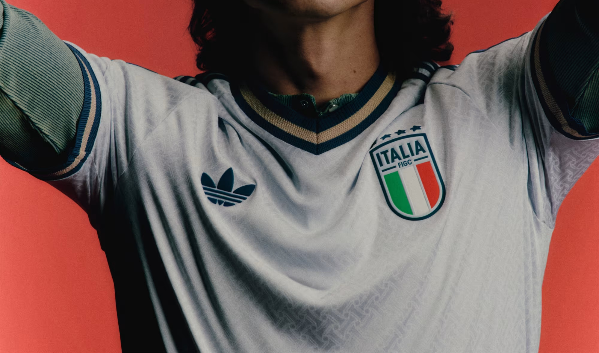 Italie Uitshirt 2026 2027 Header B