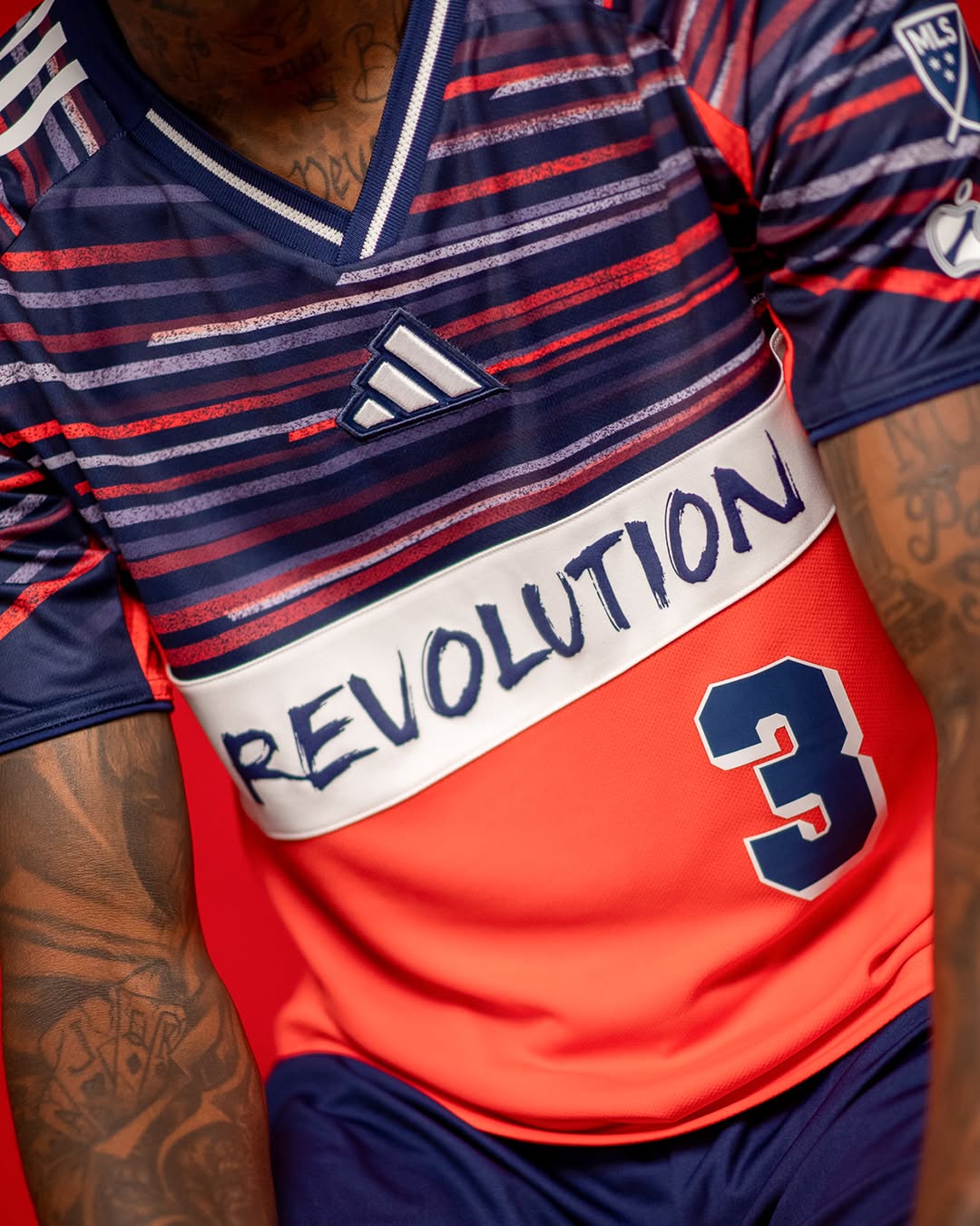 New England Revolution 3e shirt 2025-2026 geïnspireerd door shirts 1996