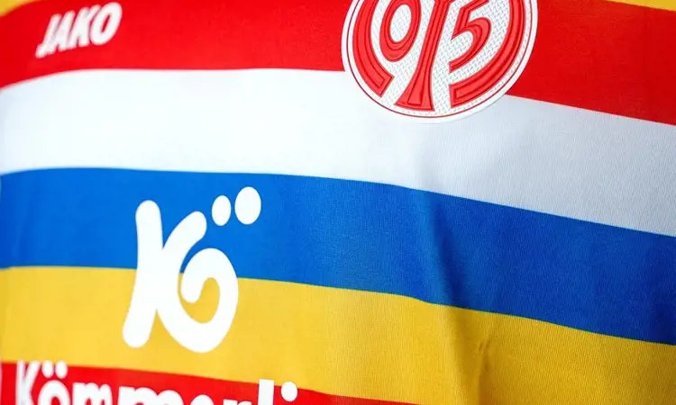 FSV Mainz carnaval voetbalshirt 2024 in stijl Mainzer Klepper Garde