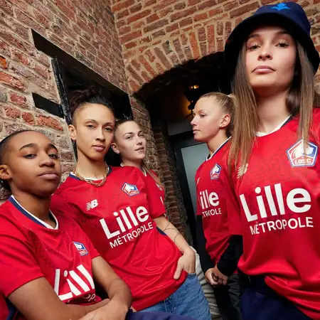 LOSC Lille voetbalshirts 2024-2025 geïnspireerd door 80 jarig jubileum