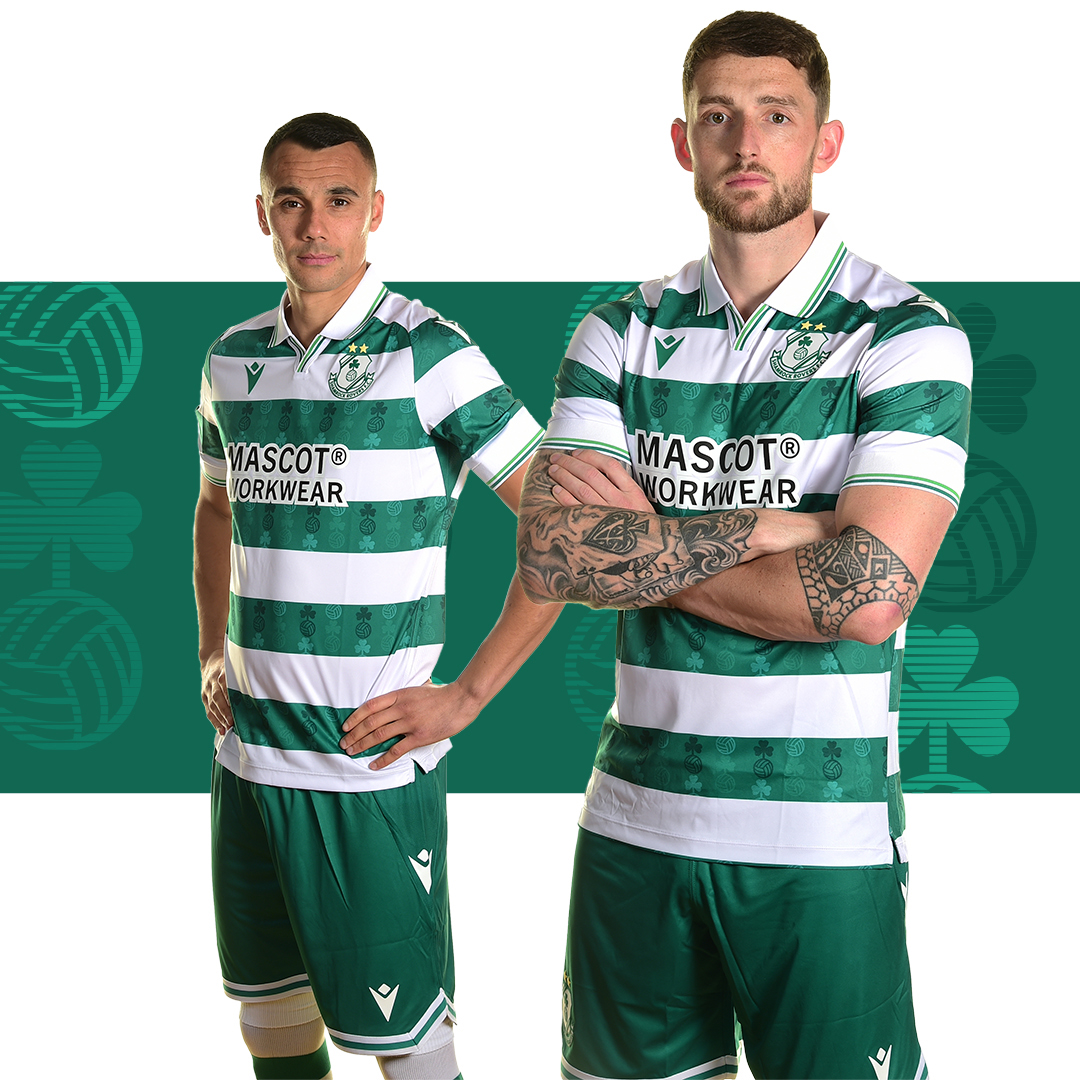 Dit zijn de Shamrock Rovers voetbalshirts 2025 van Macron