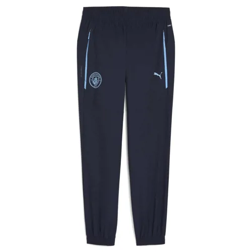 Manchester City Puma tech trainingsbroek 2025-2026 - Navy/Lichtblauw