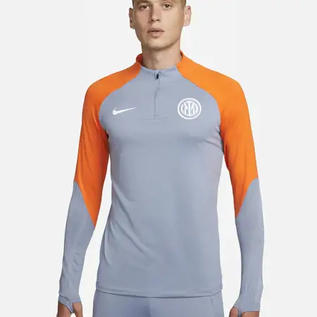Dit is het grijs/oranje Inter Milan Champions League trainingspak 2023-2024