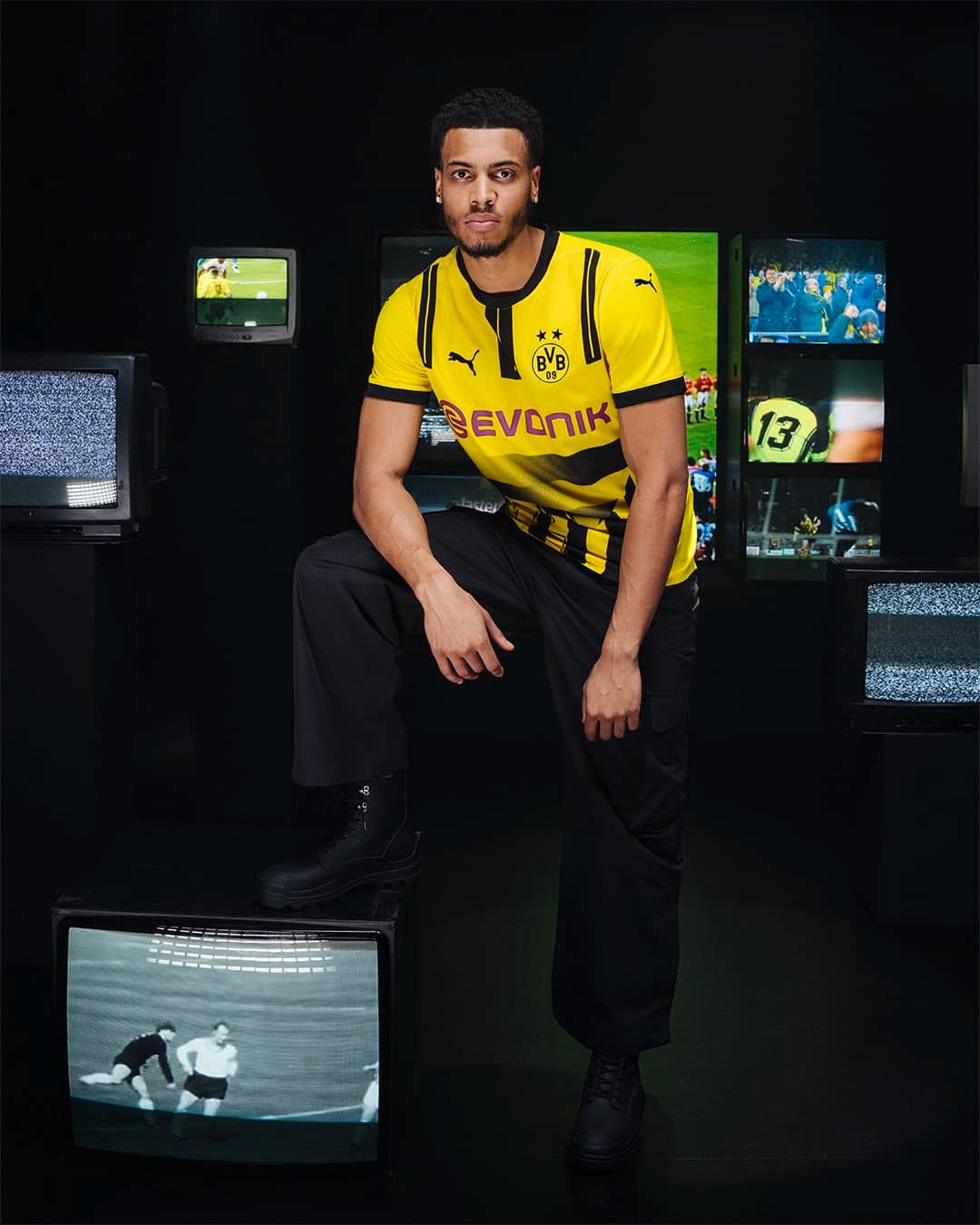 Borussia Dortmund cup voetbalshirt 2024-2025 heeft mashup design