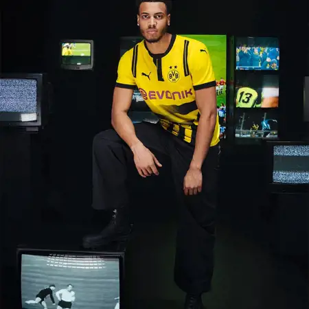 Borussia Dortmund cup voetbalshirt 2024-2025 heeft mashup design