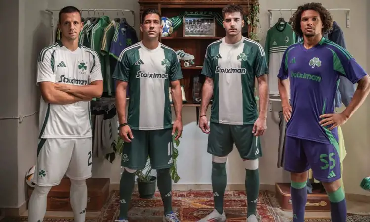 Dit zijn de Panathinaikos voetbalshirts 2024-2025