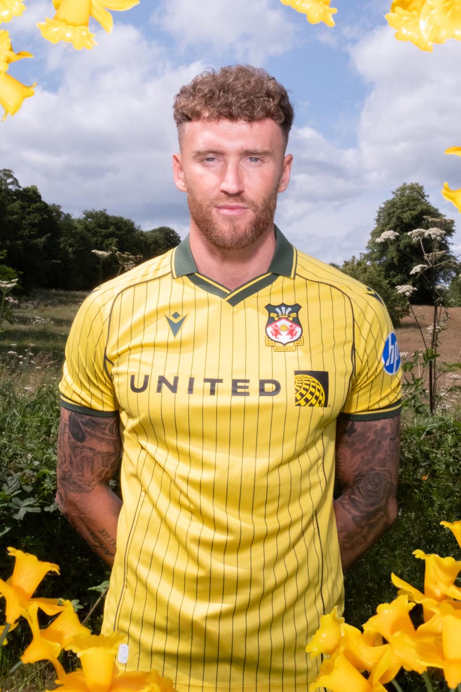 Wrexham AFC voetbalshirts 2025-2026 geïnspireerd door shirts jaren '80, Wales en Patagonië