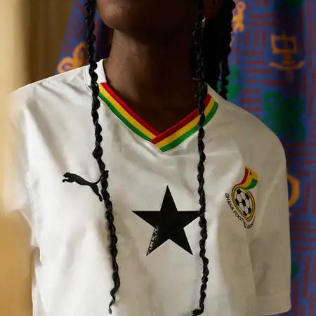 Ghana voetbalshirts 2025 geïnspireerd door Adinkra symbolen
