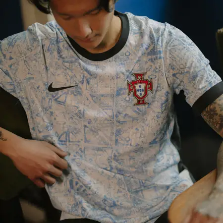 Portugal EK 2024 uitshirt geïnspireerd door azulejo's!