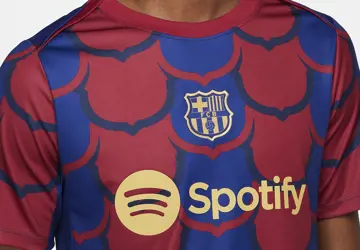 Fc Barcelona Warming Up Shirt 2024 C