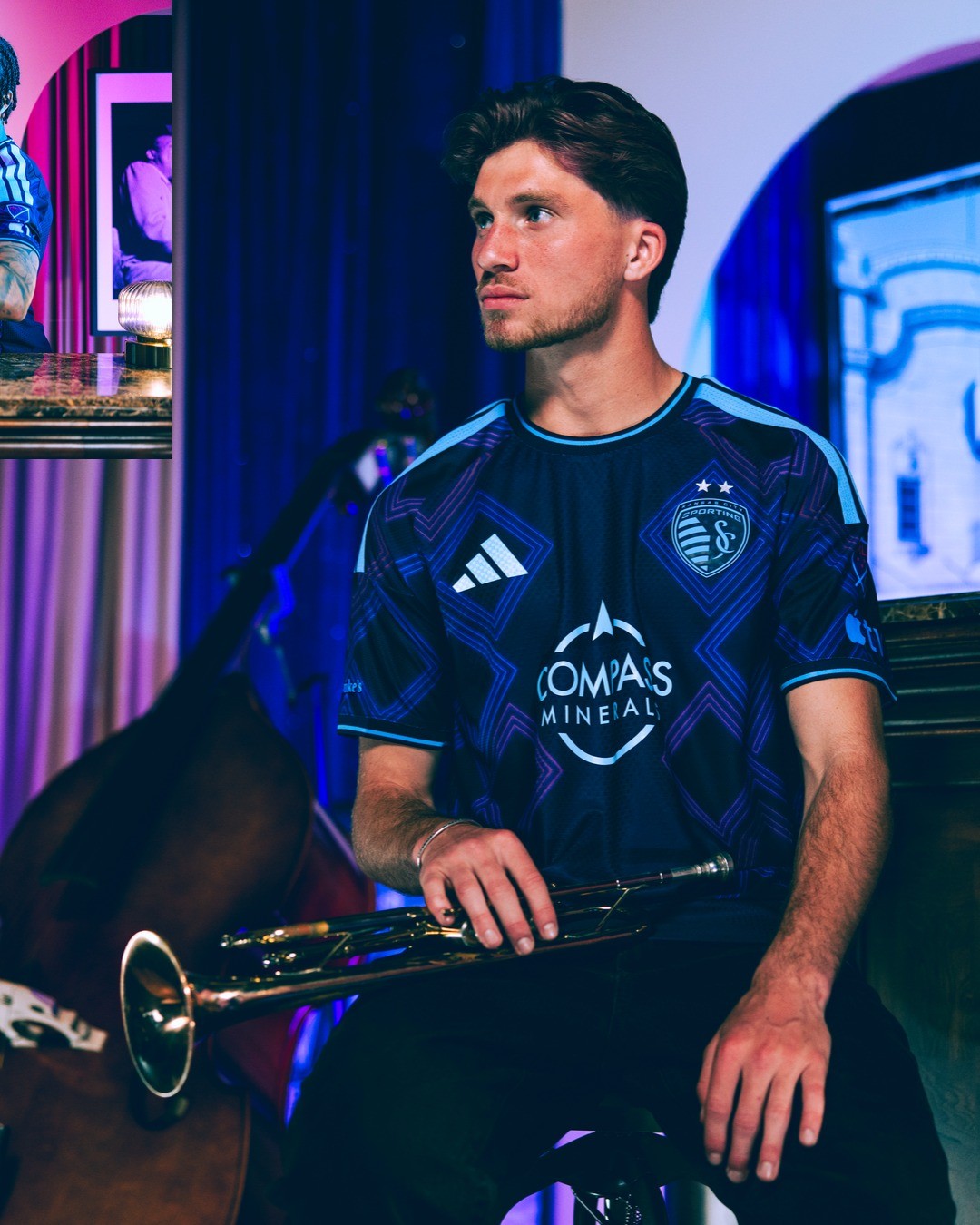 Sporting Kansas City uitshirt 2026-2027 geïnspireerd door jazzdisctrict
