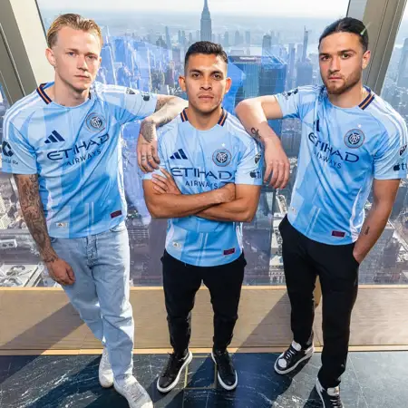 New York City FC thuisshirt 2025-2026 ode aan jubileum