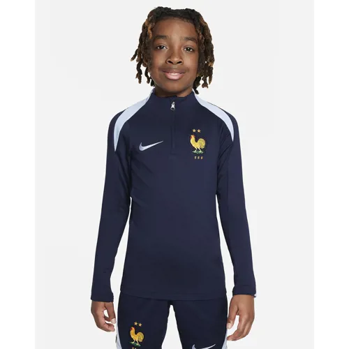 Frankrijk 1/4 zip trainingspak kinderen 2024-2025